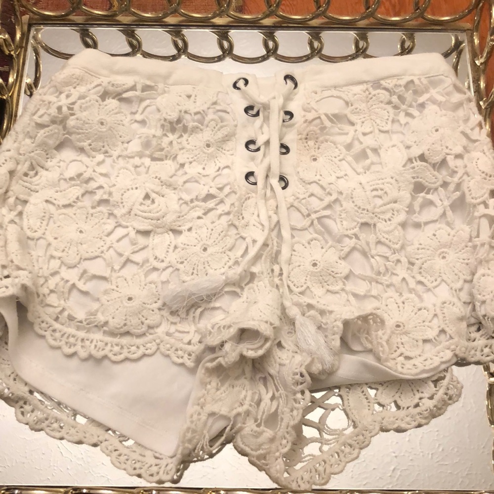 White shorts